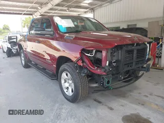 2024 Ram 1500 Big Horn with VIN 1C6RRFFG5RN107444, listed as a IAAI auction lot 42648637 with 6,974 mi miles and . Bid and sale history available at DreamBid. Image 1.