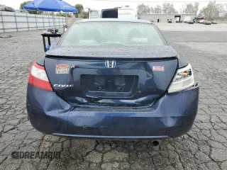 2007 Honda Civic Cpe LX with VIN 2HGFG12697H542198, listed as a Copart auction lot 49323055 with 203,036 mi miles and Salvage Title. Bid and sale history available at carsss.com. Image 6.