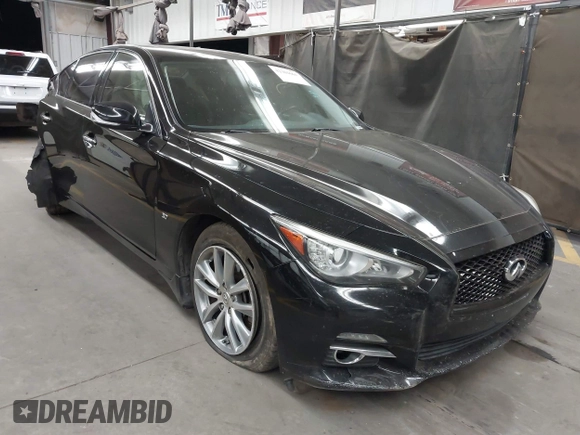 2014 Infiniti Q50 Premium with VIN JN1BV7AP6EM676289, listed as a IAAI auction lot 42304661 with 117,905 mi miles and . Bid and sale history available at DreamBid. Image 1.