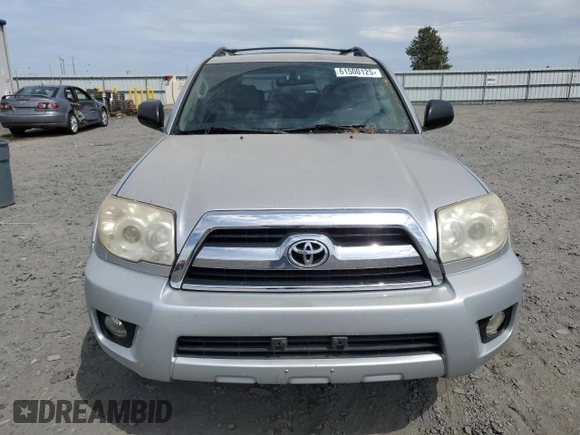 2006 Toyota 4Runner SR5 z VIN JTEBU14R268067345, wystawiony jako Copart lot #61500125 z przebiegiem 126 753 mil mil oraz Czysty tytuł • Clean title. Historia ofert i sprzedaży dostępna na DreamBid. Obrazek 5.