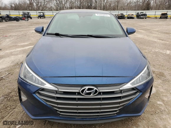 2020 Hyundai Elantra SEL with VIN 5NPD84LF5LH577535, listed as a Copart auction lot 45893855 with 85,228 mi miles and Salvage Title. Bid and sale history available at carsss.com. Image 5.