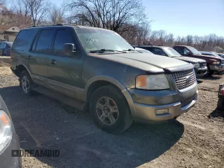 2003 Ford Expedition Eddie Bauer with VIN 1FMPU18L33LA51918, listed as a Copart auction lot 49985655 with 0 mi miles and Salvage Title. Bid and sale history available at carsss.com. Image 4.