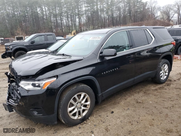 2020 Chevrolet Traverse LS with VIN 1GNEVFKW2LJ118021, listed as a Copart auction lot 83869704 with 0 mi miles and Salvage Title. Bid and sale history available at carsss.com. Image 1.