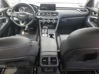 2023 Genesis G70 2.0T with VIN KMTG34TA0PU123657, listed as a Copart auction lot 72560954 with 26,678 mi miles and Salvage Title. Bid and sale history available at carsss.com. Image 8.