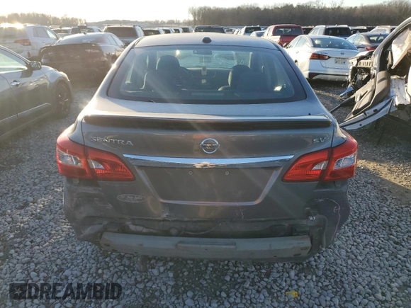 2017 Nissan Sentra SV with VIN 3N1AB7AP9HL661126, listed as a Copart auction lot 42364365 with 149,010 mi miles and Salvage Title. Bid and sale history available at carsss.com. Image 6.