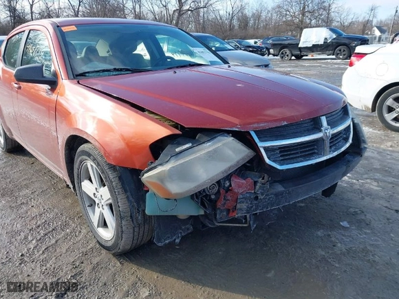 2008 Dodge Avenger SXT with VIN 1B3LC56R78N696122, listed as a IAAI auction lot 41651794 with 195,054 mi miles. Bid and sale history available at carsss.com. Image 19.