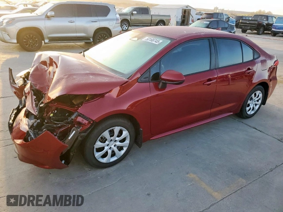 2024 Toyota Corolla LE with VIN 5YFB4MDE3RP211089, listed as a Copart auction lot 50168745 with 6,334 mi miles and Salvage Title. Bid and sale history available at carsss.com. Image 1.