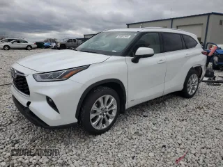 2022 Toyota Highlander Hybrid Limited with VIN 5TDXBRCH9NS557105, listed as a Copart auction lot 80061594 with 30,881 mi miles and Salvage title. Bid and sale history available at DreamBid. Image 1.