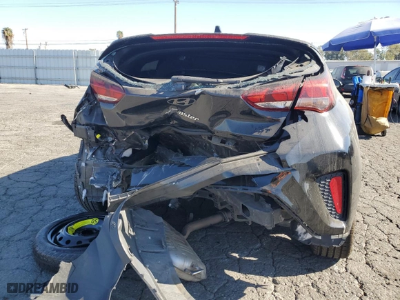 2019 Hyundai Veloster Turbo R-Spec with VIN KMHTH6AB8KU006287, listed as a Copart auction lot 79017114 with 71,751 mi miles and Salvage Title. Bid and sale history available at carsss.com. Image 6.