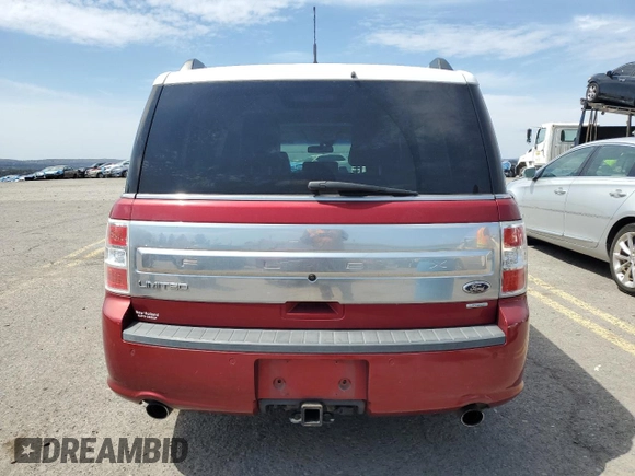 2015 Ford Flex Limited w/EcoBoost with VIN 2FMHK6DT0FBA12642, listed as a Copart auction lot 53861105 with 154,661 mi miles and Clean Title. Bid and sale history available at carsss.com. Image 6.
