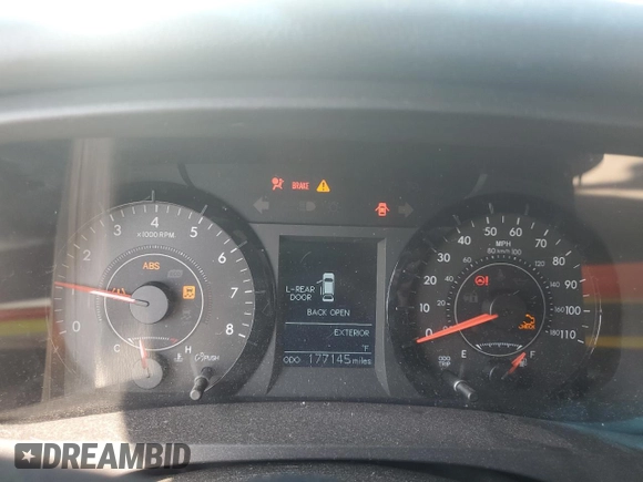 2015 Toyota Sienna LE AAS with VIN 5TDKK3DC5FS551443, listed as a Copart auction lot 62180765 with 177,145 mi miles and Clean title. Bid and sale history available at DreamBid. Image 9.