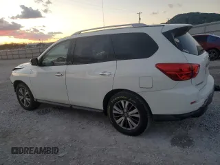 2017 Nissan Pathfinder SV z VIN 5N1DR2MN2HC674116, wystawiony jako Copart lot #47123475 z przebiegiem 133 928 mil mil oraz Szkoda całkowita • Salvage title. Historia ofert i sprzedaży dostępna na DreamBid. Obrazek 2.