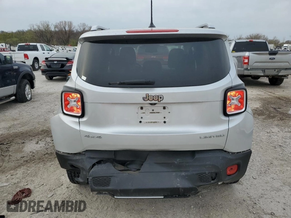 2017 Jeep Renegade Limited z VIN ZACCJBDB1HPF36429, wystawiony jako Copart lot #51438375 z przebiegiem 74 714 mil mil oraz Szkoda całkowita • Salvage title. Historia ofert i sprzedaży dostępna na DreamBid. Obrazek 6.