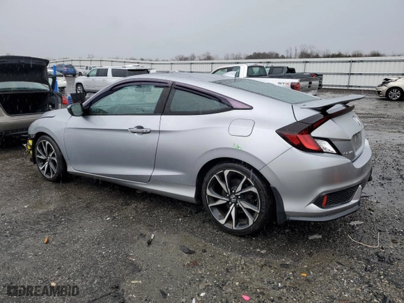 2018 Honda Civic Si Coupe with VIN 2HGFC3A5XJH753823, listed as a Copart auction lot 43058785 with 95,401 mi miles and Salvage Title. Bid and sale history available at carsss.com. Image 2.
