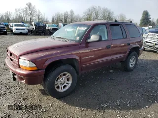 2001 Dodge Durango with VIN 1B4HS28N91F568185, listed as a Copart auction lot 46831705 with 212,921 mi miles and Clean Title. Bid and sale history available at carsss.com. Image 1.