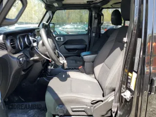 2021 Jeep Wrangler Unlimited Sport S with VIN 1C4HJXDN8MW783649, listed as a Copart auction lot 52484015 with 40,609 mi miles and Salvage Title. Bid and sale history available at carsss.com. Image 7.
