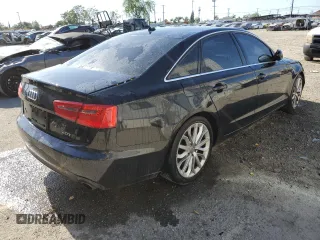 2012 Audi A6 Premium Plus with VIN WAUDFAFC3CN147618, listed as a Copart auction lot 57061605 with 164,310 mi miles and Clean title. Bid and sale history available at DreamBid. Image 3.