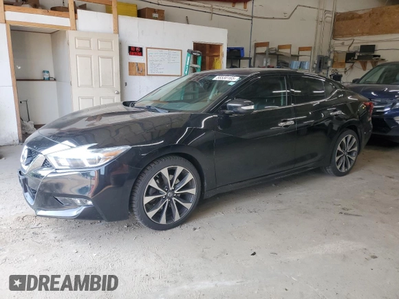 2017 Nissan Maxima SV z VIN 1N4AA6AP0HC402892, wystawiony jako Copart lot #58530165 z przebiegiem 100 628 mil mil oraz Szkoda całkowita • Salvage title. Historia ofert i sprzedaży dostępna na DreamBid. Obrazek 1.