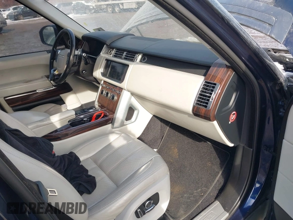2016 Land Rover Range Rover HSE with VIN SALGS2PF6GA319978, listed as a IAAI auction lot 41327332 with 132,311 mi miles and . Bid and sale history available at DreamBid. Image 5.