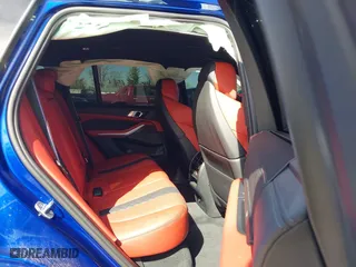 2022 BMW X5 M with VIN 5YMJU0C00N9M64484, listed as a IAAI auction lot 41825141 with 1 mi miles. Bid and sale history available at carsss.com. Image 8.