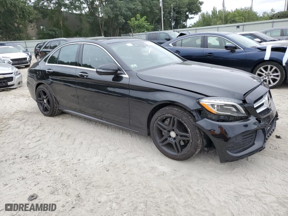 2016 Mercedes-Benz C-Class C 300 Luxury with VIN 55SWF4KB8GU123778, listed as a Copart auction lot 64058394 with 129,285 mi miles and Salvage Title. Bid and sale history available at carsss.com. Image 4.