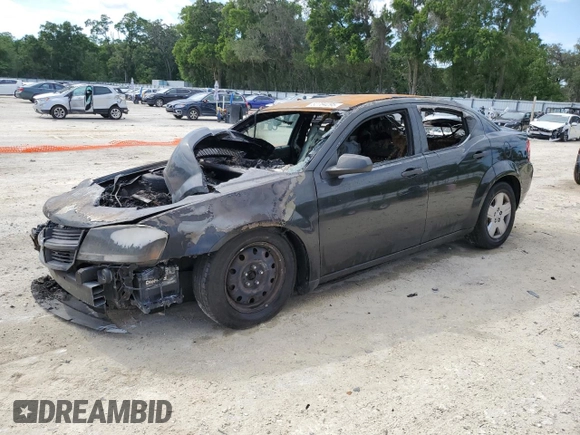 2010 Dodge Avenger SXT with VIN 1B3CC4FB2AN136172, listed as a Copart auction lot 52784295 with 0 mi miles and Non Repairable. Bid and sale history available at carsss.com. Image 1.