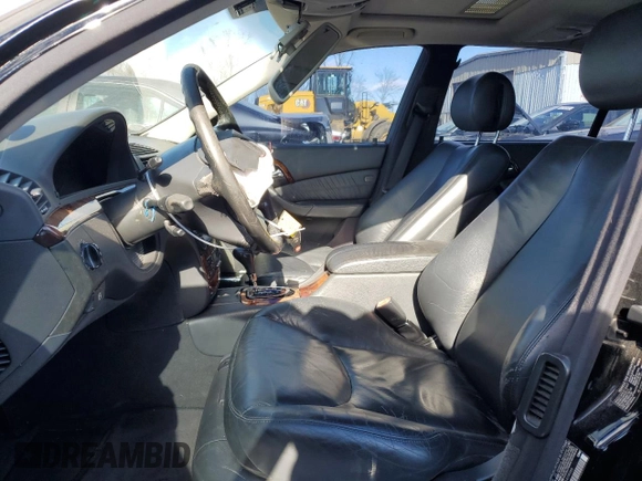 2004 Mercedes-Benz S-Class 5.0L with VIN WDBNG75J74A404066, listed as a Copart auction lot 42602405 with 0 mi miles and Salvage Title. Bid and sale history available at carsss.com. Image 7.