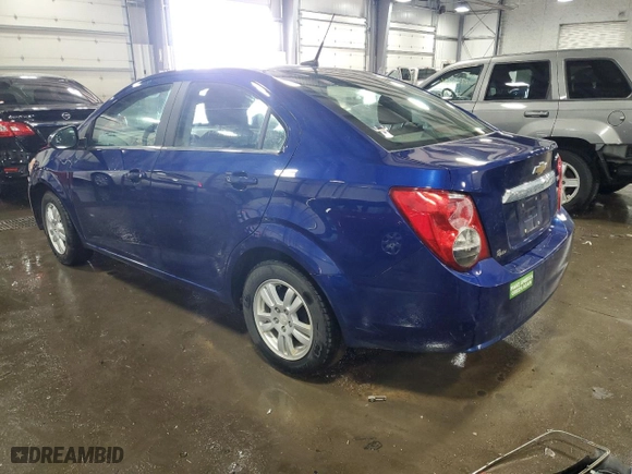 2014 Chevrolet Sonic LT with VIN 1G1JC5SB1E4143281, listed as a Copart auction lot 48436765 with 125,422 mi miles and Salvage Title. Bid and sale history available at carsss.com. Image 2.