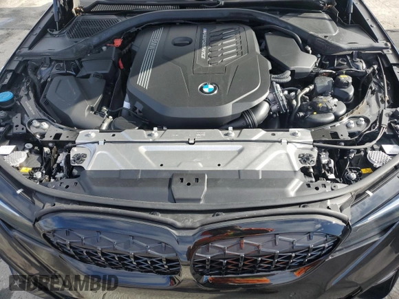 2022 BMW 3 Series M340i with VIN 3MW5U7J00N8C29838, listed as a Copart auction lot 44741545 with 37,733 mi miles and Salvage Title. Bid and sale history available at carsss.com. Image 11.