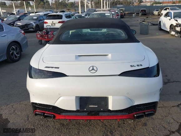 2023 Mercedes-Benz SL with VIN W1KVK8BB8PF015310, listed as a IAAI auction lot 41165754 with 7,781 mi miles. Bid and sale history available at carsss.com. Image 16.