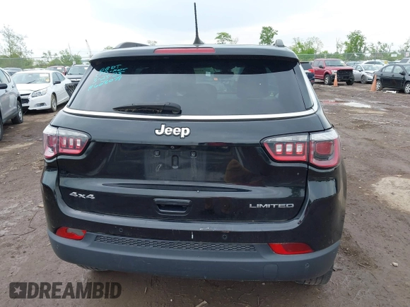 2017 Jeep Compass Limited z VIN 3C4NJDCB2HT628079, wystawiony jako IAAI lot #42209272 z przebiegiem 108 862 mil mil oraz . Historia ofert i sprzedaży dostępna na DreamBid. Obrazek 16.