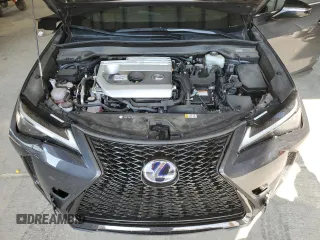 2022 Lexus UX 250h F Sport with VIN JTHR9JBH7N2056940, listed as a Copart auction lot 67380624 with 47,854 mi miles and Salvage Title. Bid and sale history available at DreamBid. Image 11.