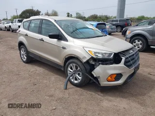 2017 Ford Escape S with VIN 1FMCU0F70HUE23330, listed as a IAAI auction lot 41742226 with 32,302 mi miles. Bid and sale history available at carsss.com. Image 1.