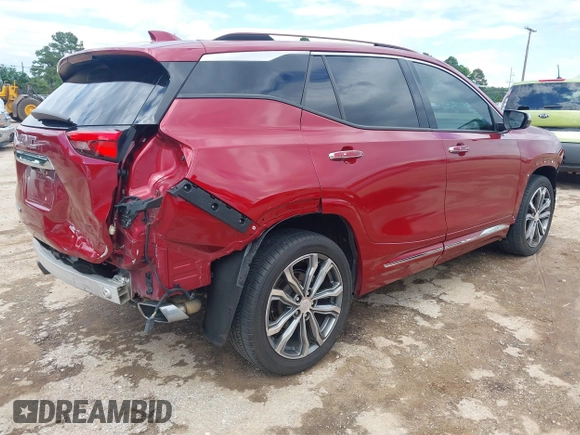 2018 GMC Terrain Denali with VIN 3GKALSEX1JL281439, listed as a IAAI auction lot 42193402 with 97,563 mi miles and . Bid and sale history available at DreamBid. Image 4.