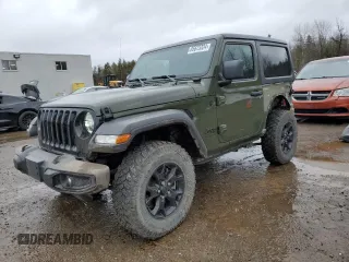 2021 Jeep Wrangler Sport S with VIN 1C4HJXAG3MW617318, listed as a Copart auction lot 85673324 with 66,450 mi miles and Salvage Title. Bid and sale history available at DreamBid. Image 1.