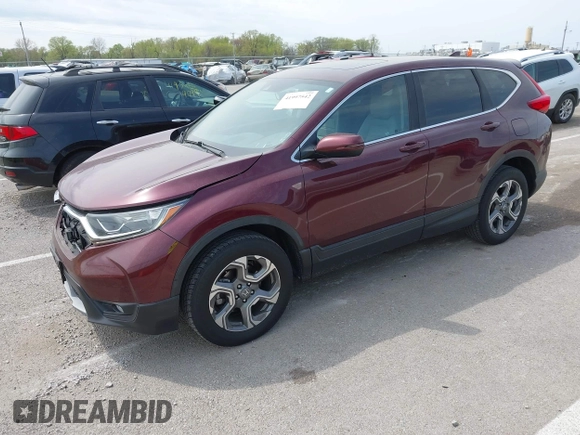 2017 Honda CR-V EX-L with VIN 5J6RW2H81HL058621, listed as a IAAI auction lot 41997542 with 89,636 mi miles. Bid and sale history available at carsss.com. Image 19.
