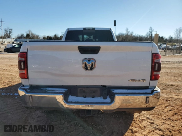 2023 Ram 2500 Tradesman with VIN 3C6UR5HJ0PG567128, listed as a Copart auction lot 87616015 with 56,057 mi miles and Clean Title. Bid and sale history available at carsss.com. Image 6.
