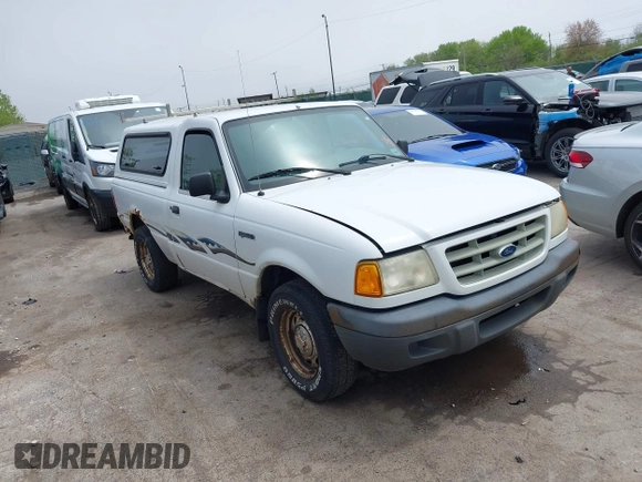 2001 Ford Ranger XL z VIN 1FTYR10D01PB33657, wystawiony jako IAAI lot #42186492 z przebiegiem 144 336 mil mil oraz . Historia ofert i sprzedaży dostępna na DreamBid. Obrazek 1.