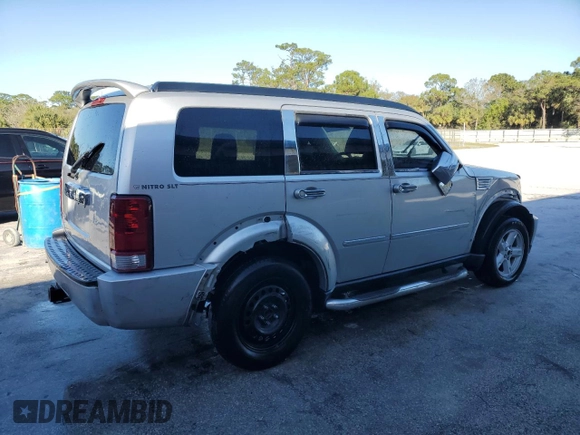 2007 Dodge Nitro SLT with VIN 1D8GT58K57W503007, listed as a Copart auction lot 87694345 with 146,832 mi miles and Salvage Title. Bid and sale history available at DreamBid. Image 3.