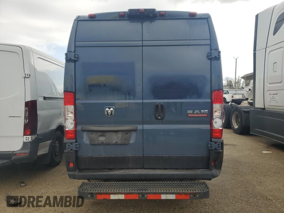 2020 Ram ProMaster Cargo with VIN 3C6URVJG2LE125035, listed as a Copart auction lot 85743824 with 49,343 mi miles and Clean Title. Bid and sale history available at carsss.com. Image 6.