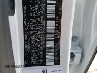 2024 Lexus ES 350 Luxury with VIN 58AEZ1B19RU176840, listed as a Copart auction lot 70298934 with Not provided miles and Salvage title. Bid and sale history available at DreamBid. Image 12.