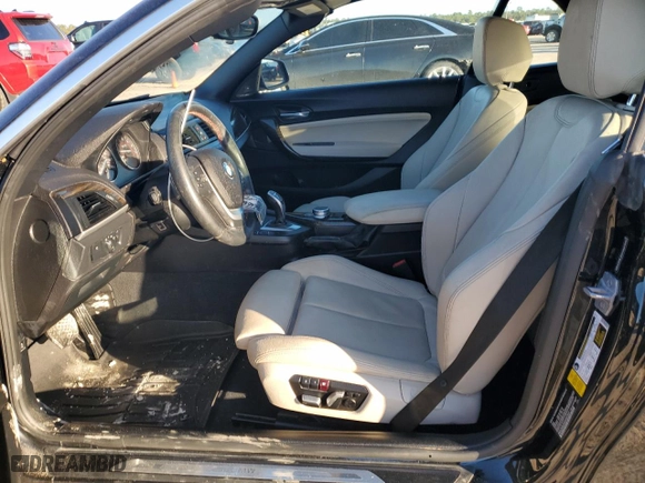 2017 BMW 2 Series 230i with VIN WBA2K9C3XHV647644, listed as a Copart auction lot 81799974 with 36,275 mi miles and Salvage Title. Bid and sale history available at carsss.com. Image 7.