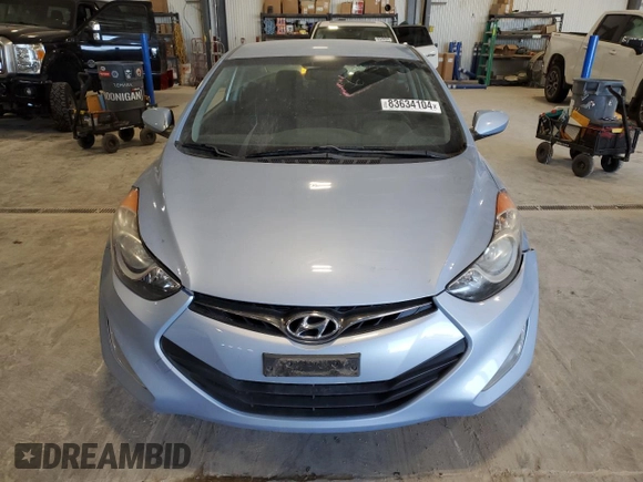 2013 Hyundai Elantra Coupe GS with VIN KMHDH6AE7DU006055, listed as a Copart auction lot 83634104 with 75,134 mi miles and Clean Title. Bid and sale history available at carsss.com. Image 5.