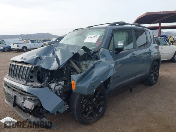2017 Jeep Renegade Latitude with VIN ZACCJABBXHPG00433, listed as a IAAI auction lot 41913750 with 68,883 mi miles and . Bid and sale history available at DreamBid. Image 2.