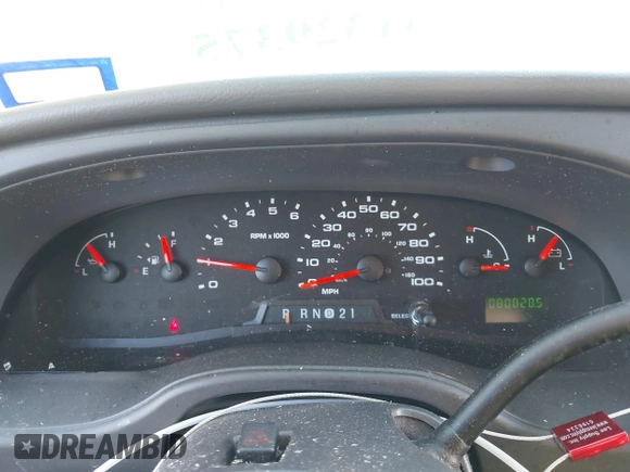 2005 Ford Econoline Cargo with VIN 1FTRE14W75HA20896, listed as a IAAI auction lot 41329375 with 80,828 mi miles. Bid and sale history available at carsss.com. Image 7.