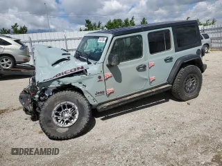 2023 Jeep Wrangler Rubicon with VIN 1C4JJXFG9PW542736, listed as a Copart auction lot 46890465 with Not Provided miles and Non Repairable. Bid and sale history available at DreamBid. Image 1.