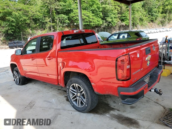2019 Chevrolet Colorado 2WD Work Truck z VIN 1GCGSBEN1K1352591, wystawiony jako Copart lot #55156865 z przebiegiem 77 742 mil mil oraz Szkoda całkowita • Salvage title. Historia ofert i sprzedaży dostępna na DreamBid. Obrazek 2.