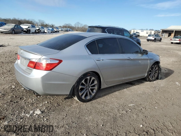 2014 Honda Accord Sedan Sport with VIN 1HGCR2F54EA087180, listed as a Copart auction lot 88980265 with 151,115 mi miles and Clean Title. Bid and sale history available at carsss.com. Image 3.