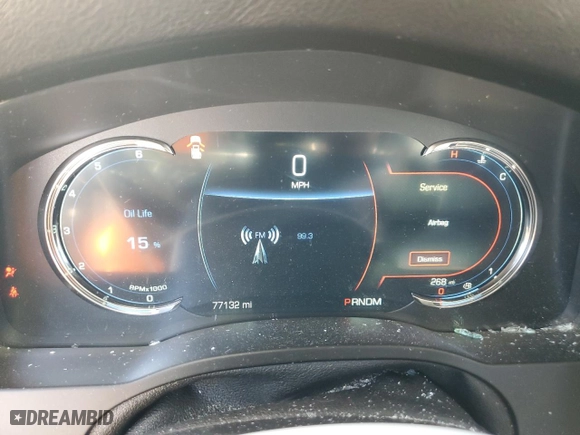2016 Cadillac Escalade Premium Collection with VIN 1GYS4CKJ4GR435057, listed as a Copart auction lot 59315994 with 77,132 mi miles and Salvage Title. Bid and sale history available at carsss.com. Image 9.
