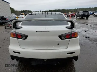 2015 Mitsubishi Lancer Evolution Final Edition with VIN JA32W7FV8FU028938, listed as a Copart auction lot 44698405 with 48,801 mi miles and Salvage Title. Bid and sale history available at carsss.com. Image 6.
